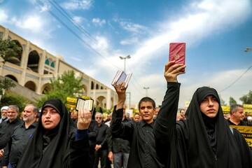 protest against desecration of Quran