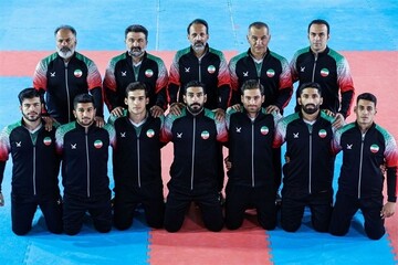 Iranian men's karate kumite team crowned in Asia again
