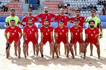 Iran finish 2nd in St. Petersburg beach soccer tournament