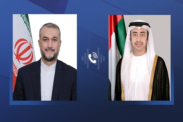 Emir Abdullahiyan, BAE'li mevkidaşı ile görüştü Emir Abdullahiyan, BAE'li mevkidaşı ile görüştü