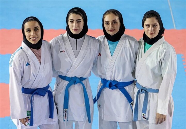 Iranian women’s karate Kumite gain silver in Asia 