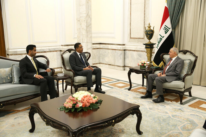 محورهای رایزنی رئیس جمهور عراق با سفیران ایران و کویت در بغداد