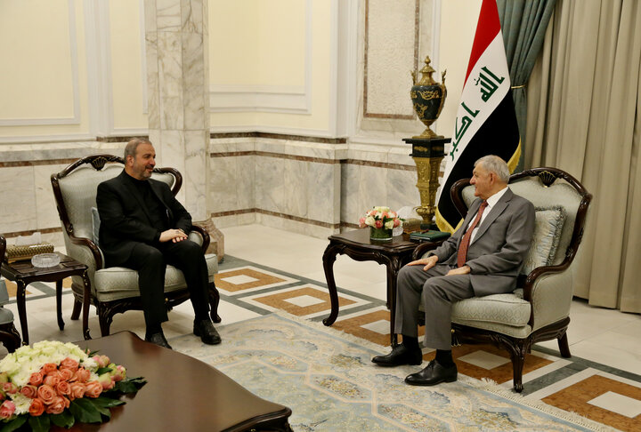 İran’ın Bağdat Büyükelçisi Irak Cumhurbaşkanı ile görüştü
