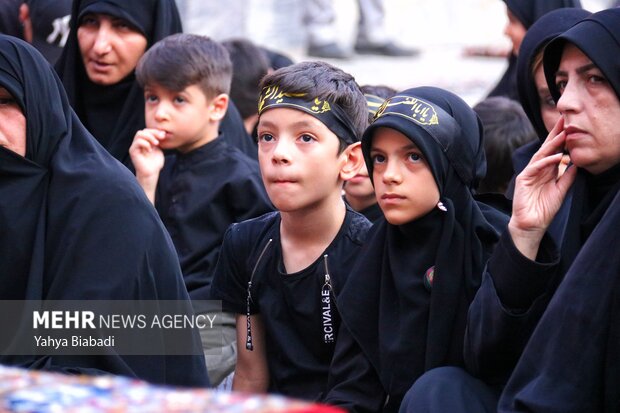 Children in Kermanshah observe Muharram