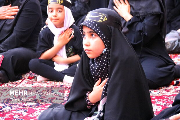 Children in Kermanshah observe Muharram