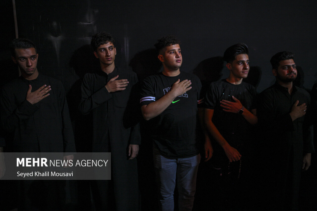 مراسم عزاداری شب پنجم  دهه اول محرم در داراب