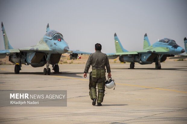 رزمایش اقتدار هوایی فداییان حریم ولایت-اصفهان