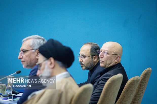 سپهر خلجی شورای اطلاع رسانی نهاد ریاست جمهوری در در جلسه ستاد ملی جمعیت حضور دارد