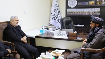 رایزنی کاظمی قمی با رئیس اداره خط آهن افغانستان