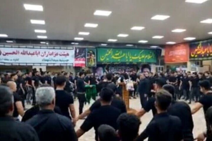 مراسم سینه‌زنی سنتی حسینیه سیدالشهدا (ع) گناوه