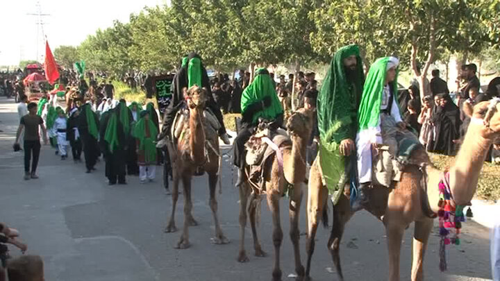 سنگ تمام خمینی شهریها در عزای حسین (ع)