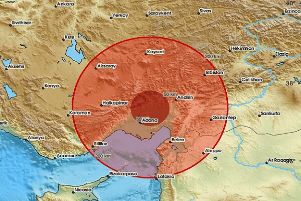 Earthquake of magnitude 5.5 strikes central Turkey