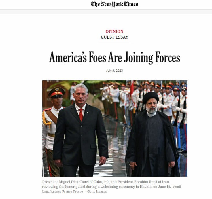 The United States is the main reason for its isolation
