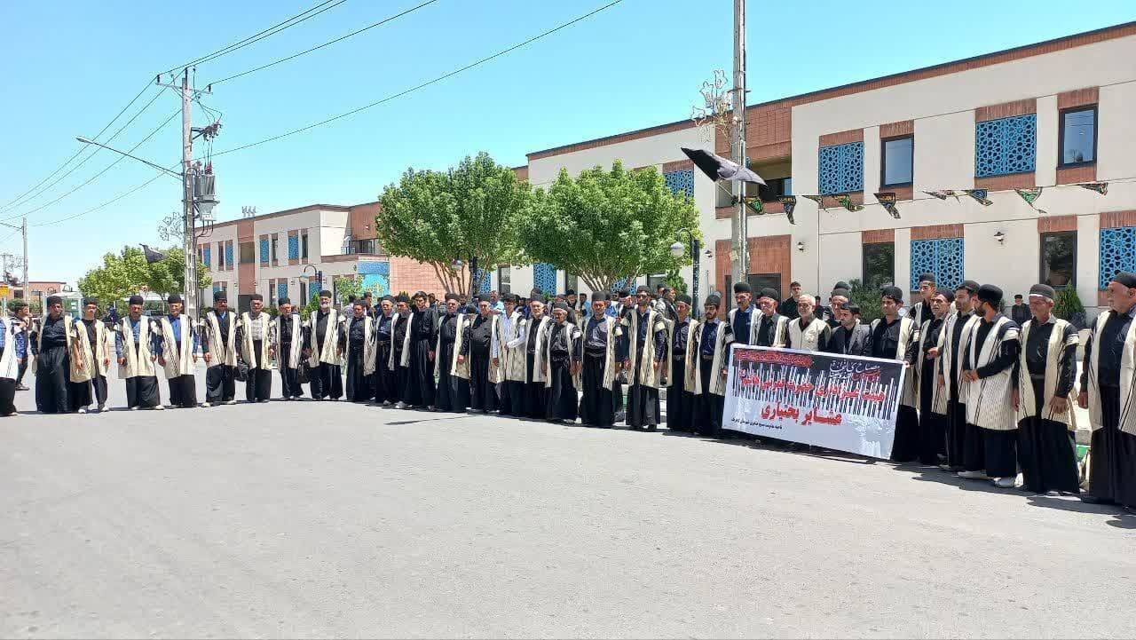 برگزاری مراسم عزاداری عشایر بختیاری در حرم رضوی