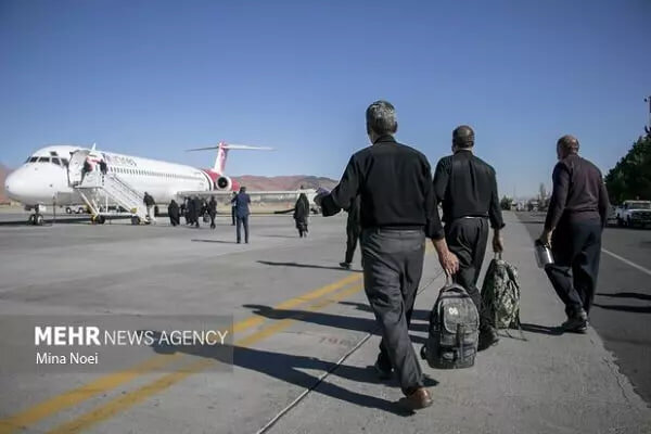 نخستین پرواز ویژه اربعین از فرودگاه ارومیه انجام شد
