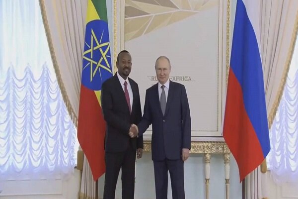 «پوتین» با نخست‌وزیر اتیوپی دیدار کرد