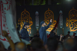 عزاداری مردمی در شب عاشورای حسینی در شیراز