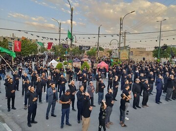 اجتماع عاشورائیان در شهر خنجین برگزار شد