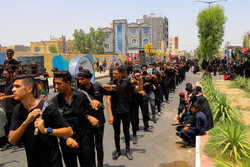 سوگواری و عزاداری مردم زاهدان در تاسوعای حسینی