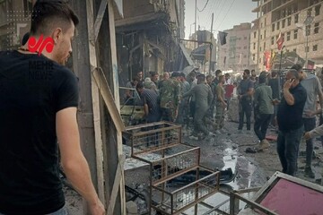 انفجار در منطقه سیده زینب دمشق+ تصاویر