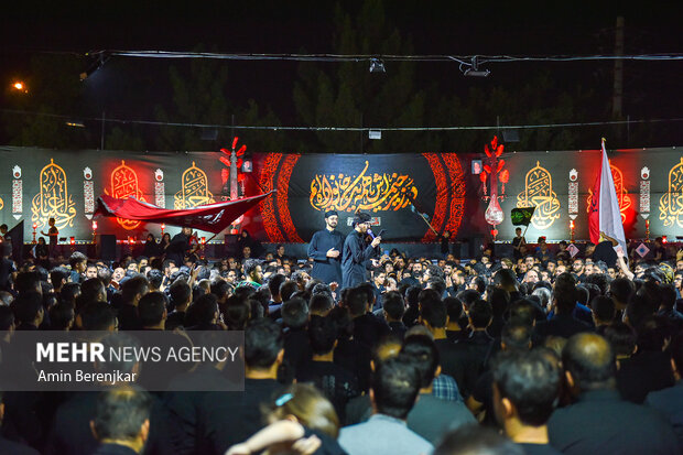 عزاداری شب تاسوعای حسینی در هیئت رهپویان وصال شیراز