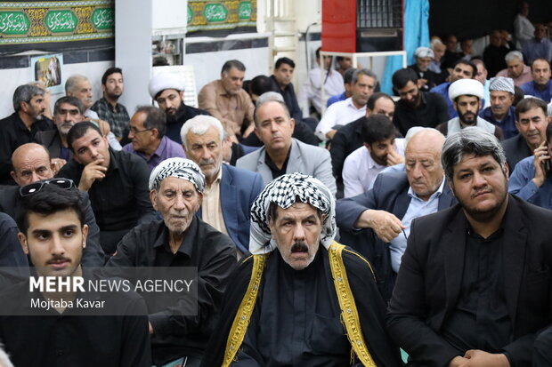 اولین سالگرد زنده‌یاد دکتر عادل آذر در مسجد جامع دهلران