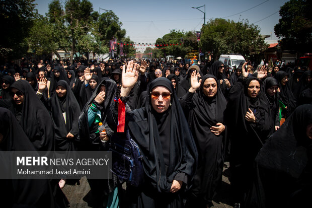 اجتماع عزاداران حسینی در قزوین