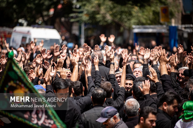 اجتماع عزاداران حسینی در قزوین