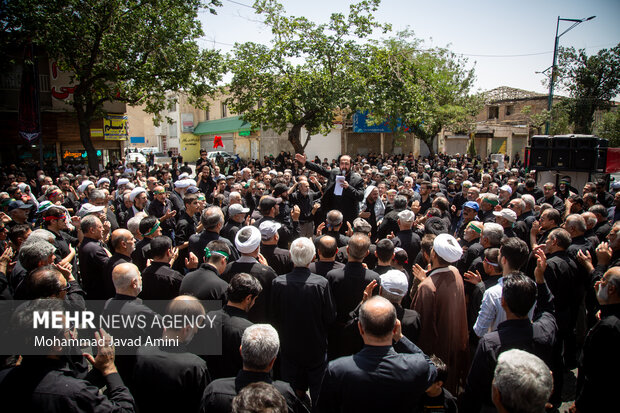 اجتماع عزاداران حسینی در قزوین