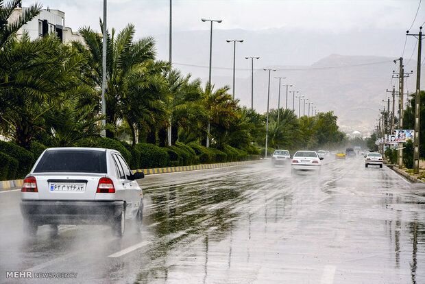 بارش باران در ۵ استان/ اهواز گرم ترین شهر