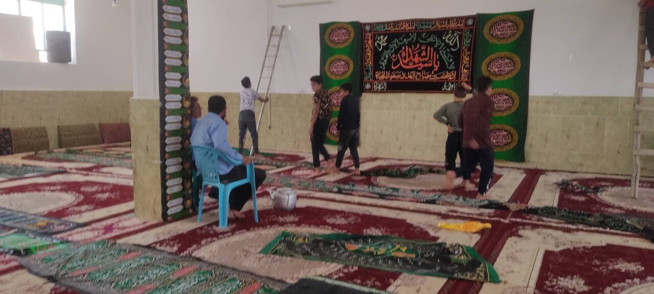 عزاداری بی ریای نوجوانان هیئت قاسم ابن الحسن (ع) شهرستان لردگان