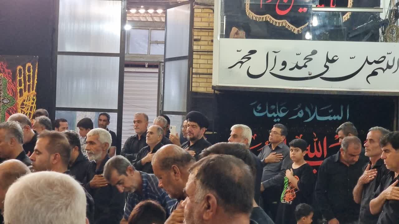 دریادلان گناوهای به سوگ سقای دشت کربلا نشستند