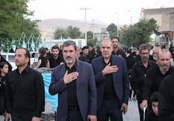 راهپیمایی مردم فریدن در اعتراض به حمله رژیم صهیونیستی به کشور