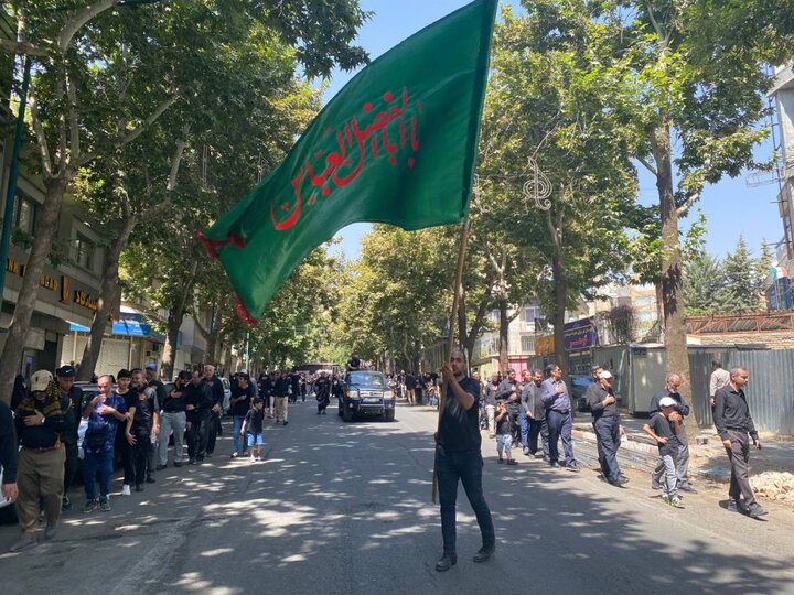 حضور مردم اسلام آبادغرب در مراسم عزاداری عاشورای حسینی