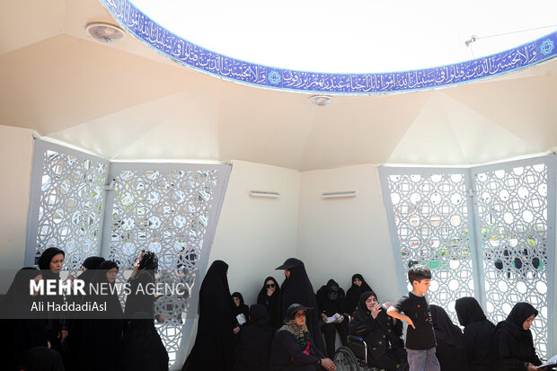 Ashura mourners in Tehran