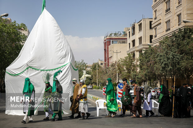 خیمه سوزان ظهر عاشورا در مشهد