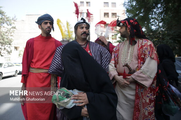 خیمه سوزان ظهر عاشورا در مشهد