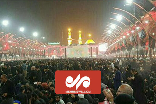 تصاویری از بین الحرمین در شب عاشورای حسینی
