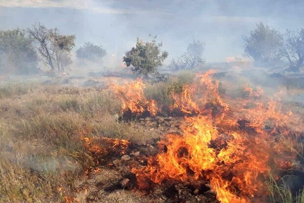 ۳۷ هکتار از مراتع استان اصفهان در آتش سوخت