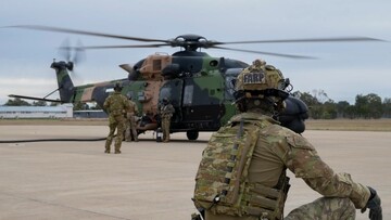 سقوط بالگرد ارتش استرالیا در جریان رزمایش با آمریکا؛ سرنشینان مفقود شدند