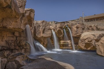 سیلابی شدن رودخانه «چولهول» و آبشار «افرینه»