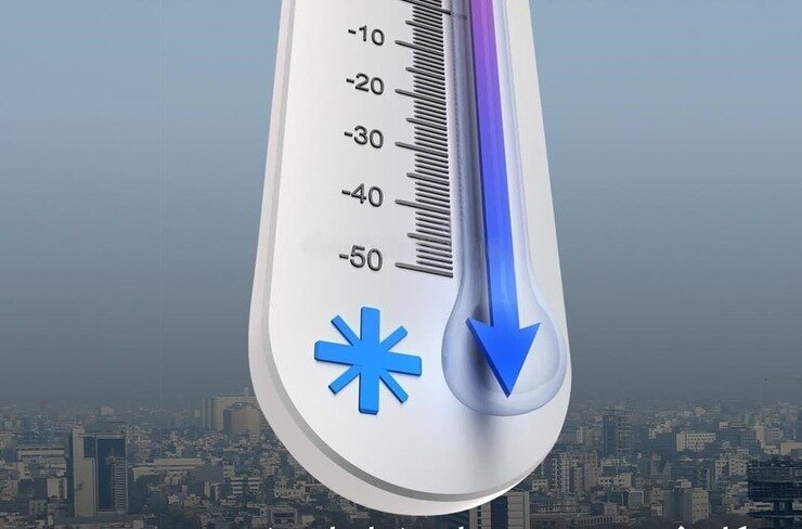 کاهش ۵ درجه‌ای دما در اصفهان / باران تا فردا می‌بارد