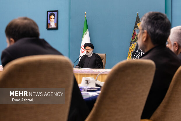 سید ابراهیم رئیسی رئیس جمهور در جلسه شورای عالی مسکن حضور دارد