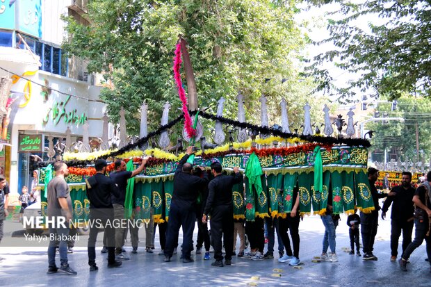 اجتماع علمداران حسینی در کرمانشاه