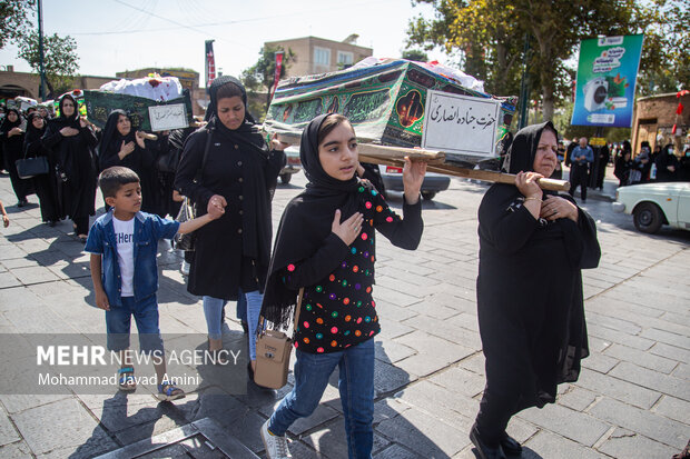 بنی اسد کی خواتین کی یاد میں قزوین کی خواتین کا قدیمی رسم
