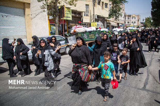 بنی اسد کی خواتین کی یاد میں قزوین کی خواتین کا قدیمی رسم
