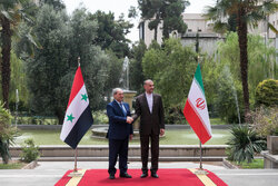 استقبال امیرعبداللهیان از وزیر خارجه سوریه