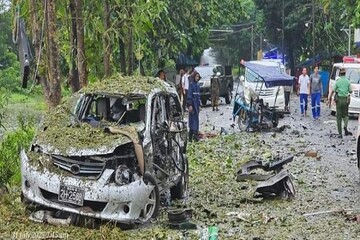 One dead, 12 wounded in Myanmar bomb blast