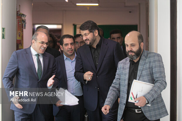مهرداد بذرپاش در نشست خبری مشترک وزیر راه و شهر سازی  با وزیر اقتصاد سوریه