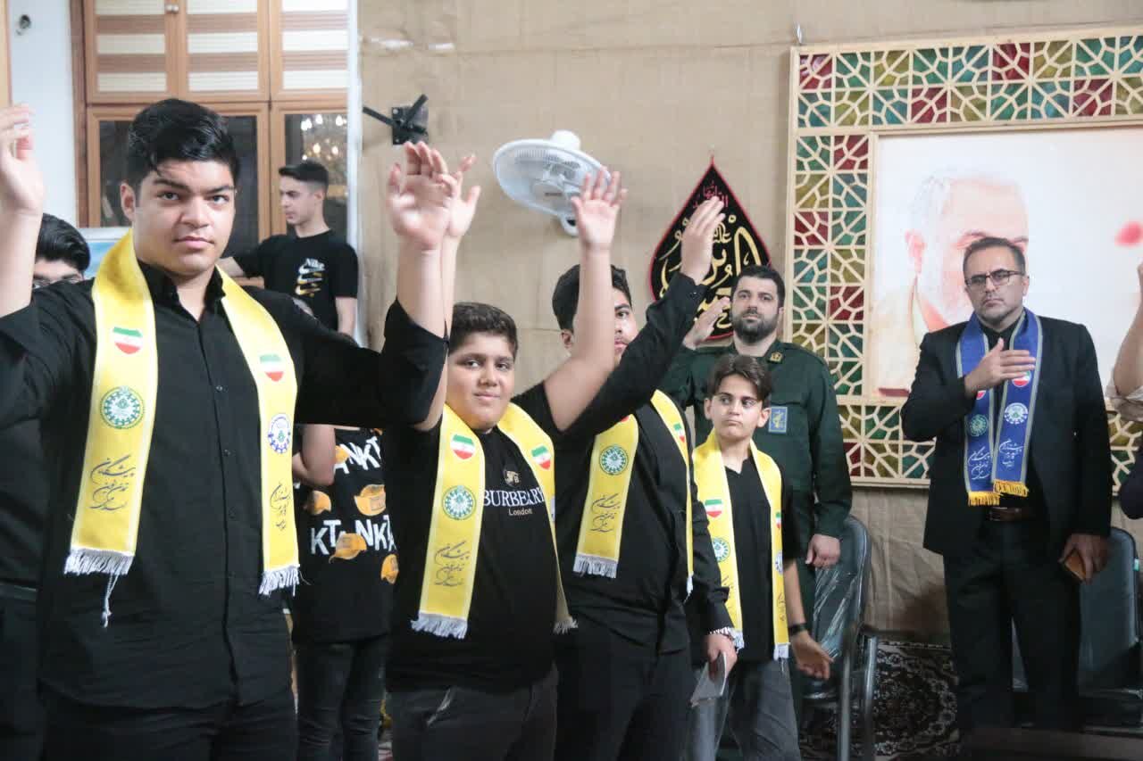 قدردانی هیات روضه الشهدا آمل از شهروندان